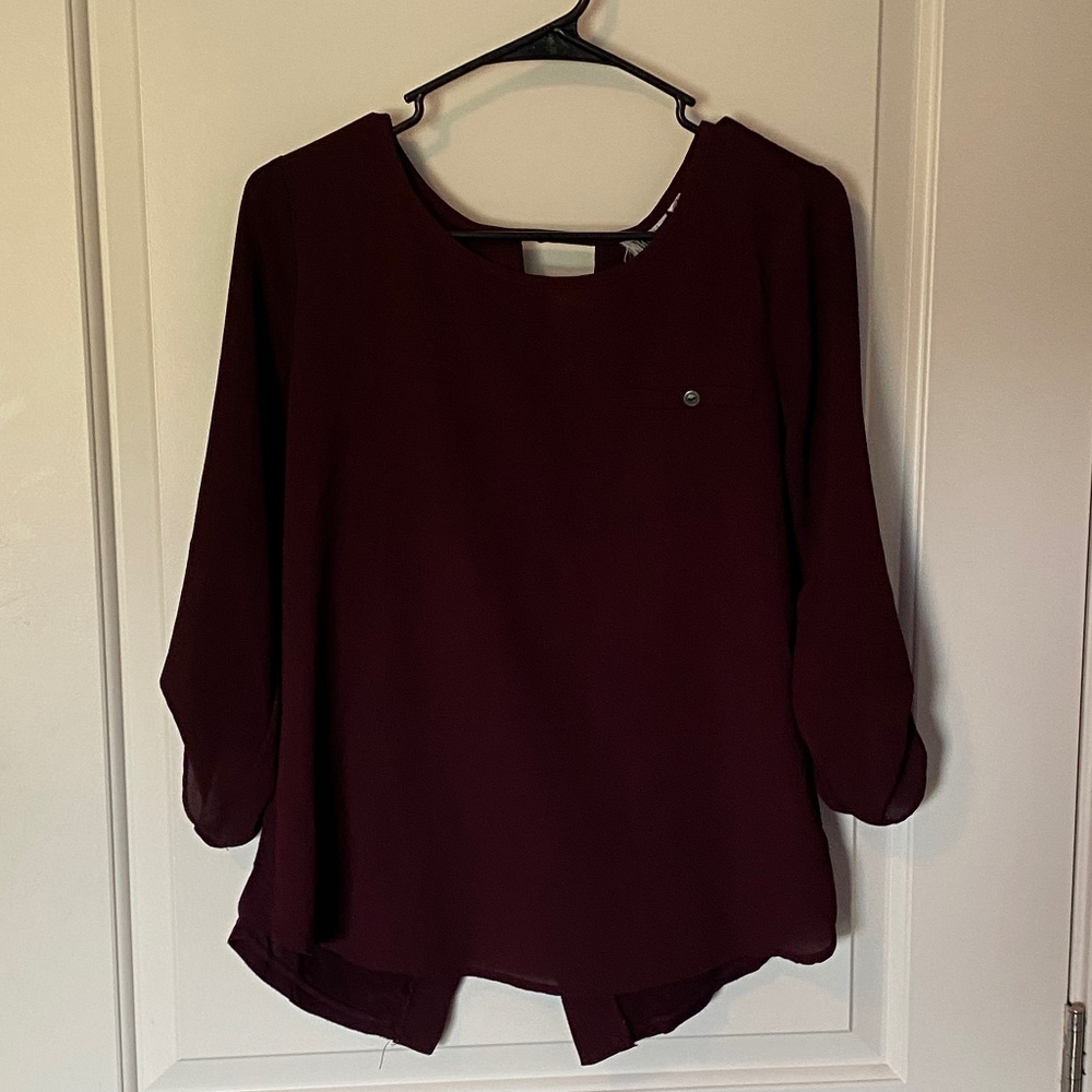 Business in the Front, Party in the Back Blouse